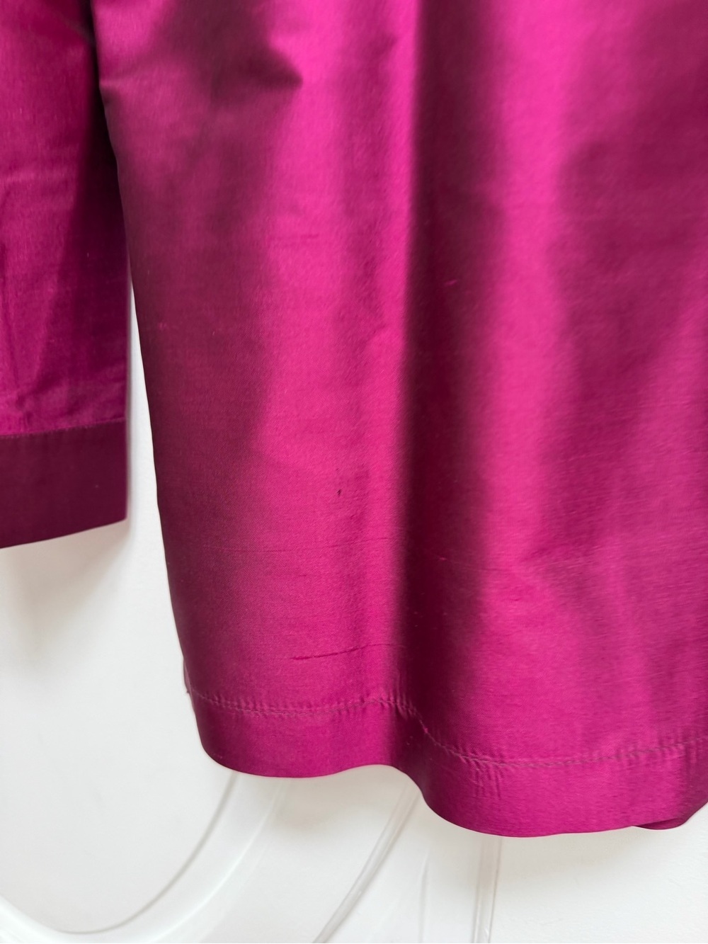 Coldwater Creek Silk Blouse in Deep Magenta 2X - Picture 8 of 8